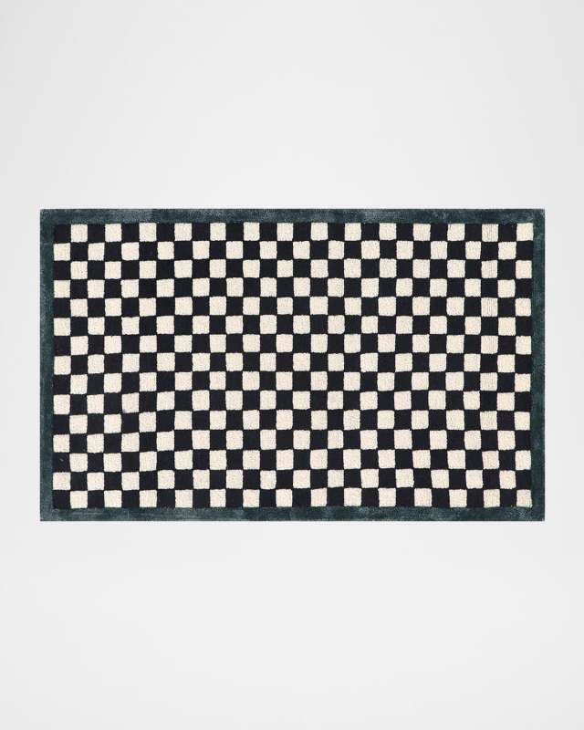 Check It Out Emerald Rug, 2' x 4'